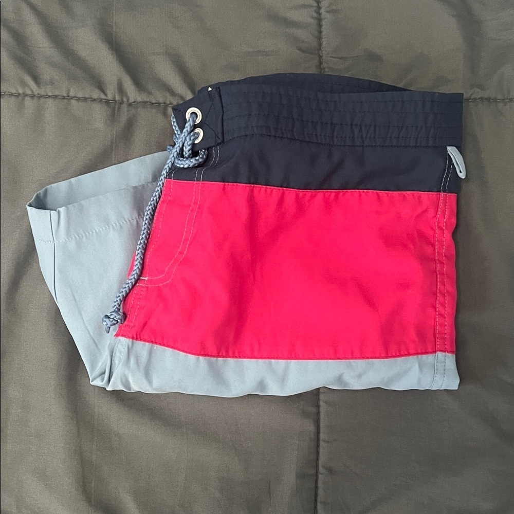 Penguin Pink/Blue Colorblock Swim Short Size 32